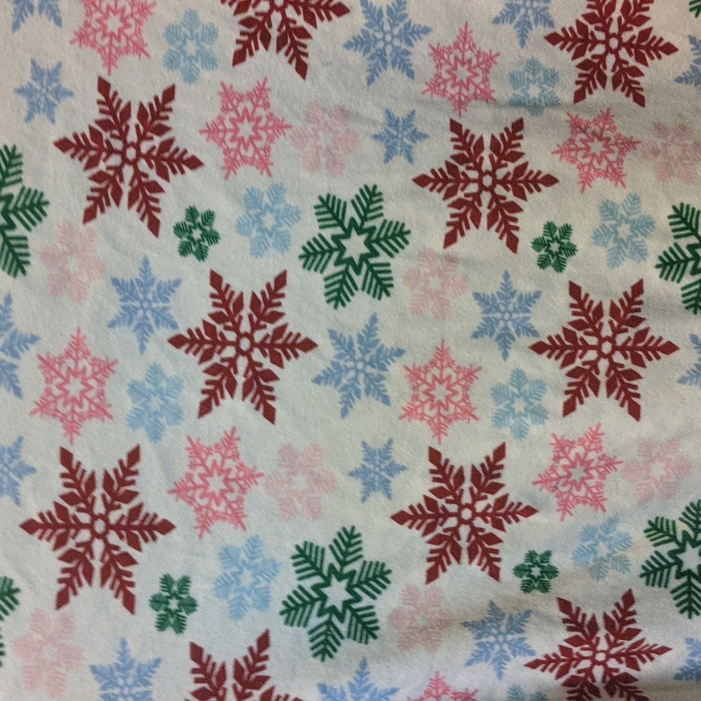Colorful Snowflake Print Turtle Neck - Picture 2 of 6